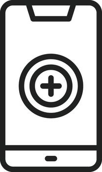 Floating action button icon vector