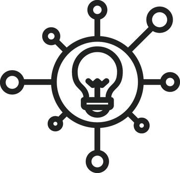 Mind Map icon vector