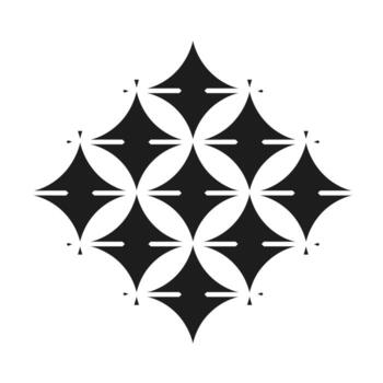 intrincado diseño inspirado por el arquitectura de alhambra, presentando láser cortar patrones vector