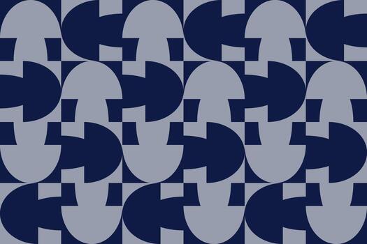 A blue and gray pattern with a large number of shapes vector