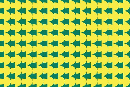 A green and yellow pattern with a large number of circles vector