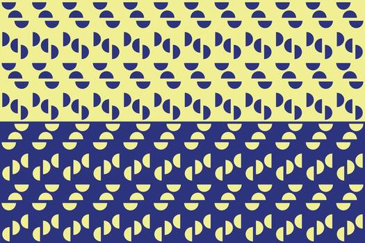 un azul y amarillo modelo con un modelo vector