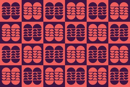 A pattern with a red and purple background vector