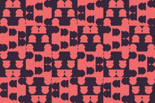 A pattern with many shapes on it vector