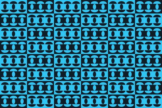 un azul y negro modelo con un grande número de círculos vector