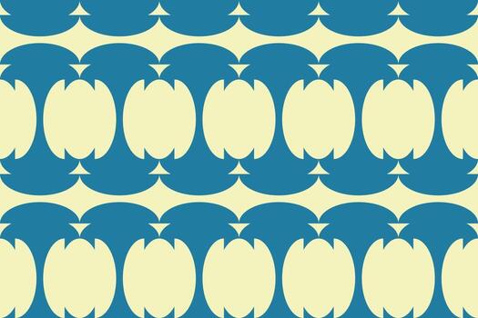 A blue and yellow pattern with a circular design vector