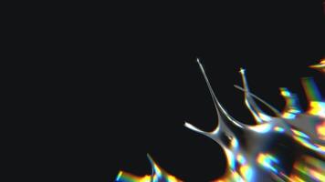 design av vågform kromtyp trogen y2k looping design element bakgrund video