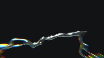 design av syntetisk kromtyp trogen y2k looping design element bakgrund video