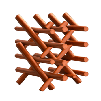 abstrakt trä- strukturera med korsande stavar skapande en unik konstnärlig visa png