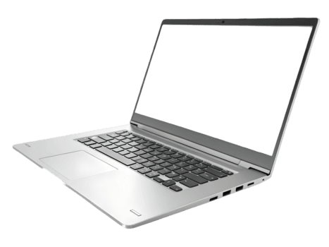 moderne argent portable ouvert sur , nettoyer espace de travail, La technologie appareil, minimaliste conception, l'informatique, isolé transparent Contexte png