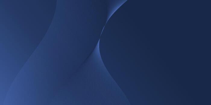 Elegant abstract background with subtle, flowing light blue curves on a deep blue gradient, offering a modern and sophisticated feel for various digital projects. vector
