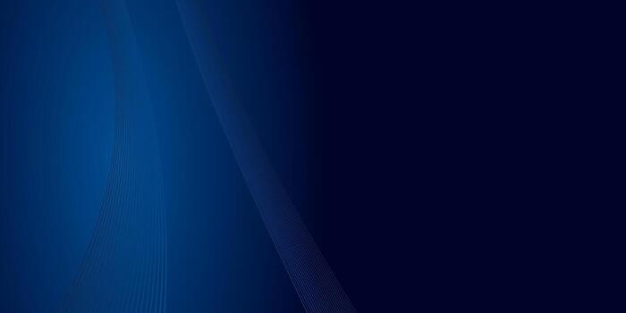 Modern dark blue abstract background featuring subtle wavy lines and a smooth gradient, offering a sophisticated and clean aesthetic for various digital and print designs. vector