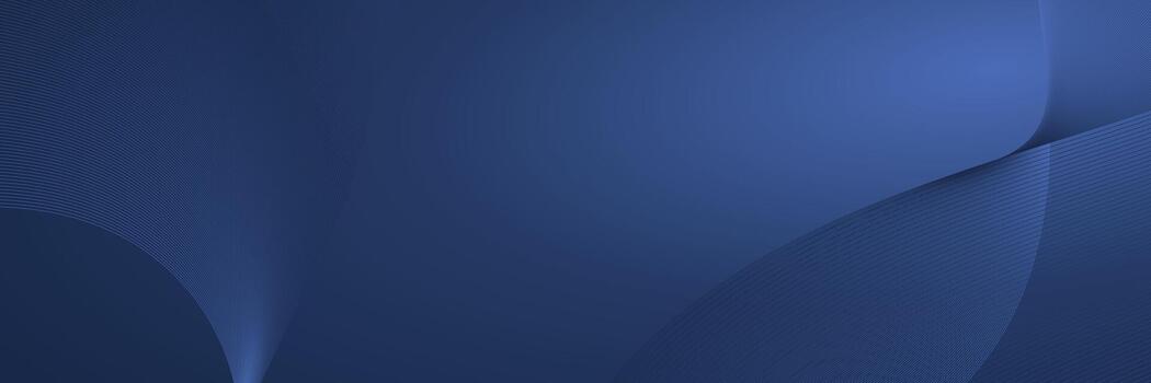 Elegant dark blue abstract background featuring subtle wavy lines and smooth curves, creating a modern and sophisticated digital backdrop with a sense of depth. vector