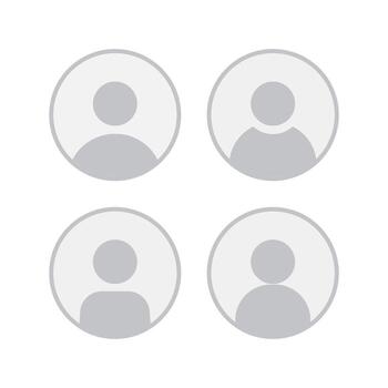 Icon user circles multiple styles vector