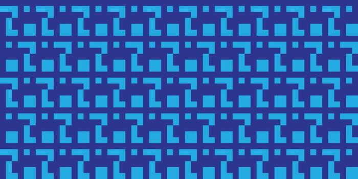 Blue Rectangular Pattern With Geometric Symmetry and Digital Style vector