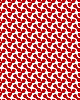 Red Abstract Geometric Seamless Pattern Background for Modern Fabric, Wrapping Paper, Wallpaper and Bold Graphic Design Projects vector