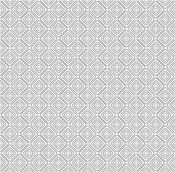 Seamless geometric square line pattern background in black and white for modern design vector
