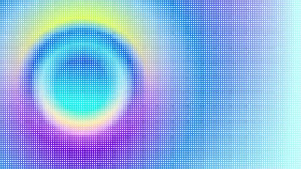 Abstract background with blurred gradient colors of small dots. vector