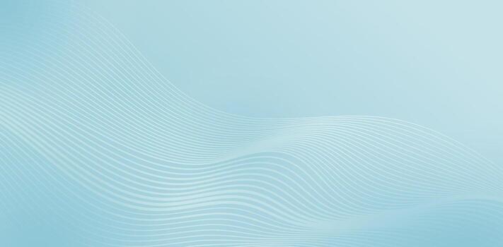 abstract blue wave background with wavy lines for your text or abstract background with copy space for banner, poster, flyer, presentation slides, business cards, landing pages, header website designs vector