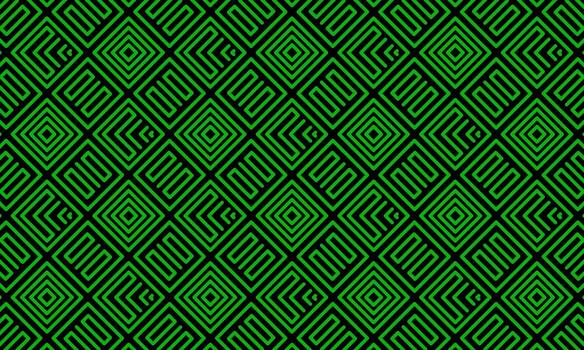 Ikat ethnic pattern background. geometric green abstract background. tribal pattern. vector