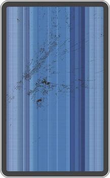 roto tableta con aleatorio color vector