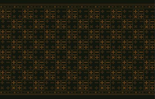 Seamless mathematics fabric pattern for printing vector