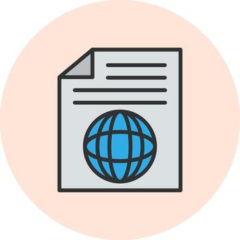 Web Document 3D Interface Shape Form vector