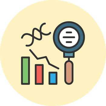 Analysis Color Enhanced Visual Graphic vector
