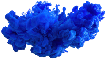 azul fumar nube vibrante tinta arremolinándose en agua resumen forma aislado en transparencia antecedentes dinámica movimiento creativo Arte dramático efecto moderno diseño energético estado animico png