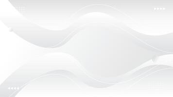 resumen blanco ligero gris ola moderno suave lujo textura con suave y limpiar antecedentes vector