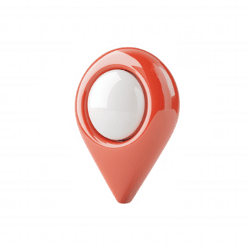 3d ícone vermelho mapa ponteiro com em branco espaço isolado em transparente fundo, perfeito para indicando localização, viagem ou GPS navegação png