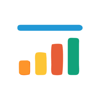 coloré bar graphique graphique montrant croissance le progrès Les données visualisation Facile conception png