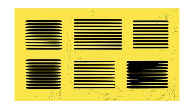 Abstract Yellow Background with Black Parallel Lines Illustration for Graphic Design, Wallpaper, and Modern Art Projects vector