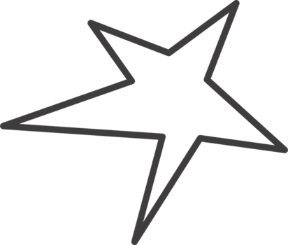 Y2k star shape. Outline abstract spark and shiny irregular flash burst. Bling and twinkle geometric minimal retro design element png