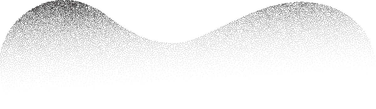 Grainy black dotted abstract shape. Noisy gradient with stipple shadow. Liquid figure with dotted fade. Dusty spot with diffuse texture. Monochrome fluid effect png