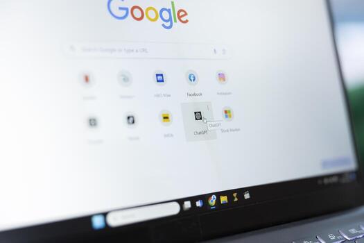 bucarest, Rumania - julio 30 2024 - CEO selecciona chatgpt ai chatbot en google a utilizar para negocio crecimiento, utilizando artificial inteligencia virtual asistente a generar real hora texto. foto