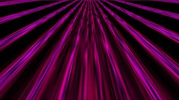 vivace magenta prospettiva Linee un' dinamico digitale astratto viaggio in un' convergente leggero tunnel su un' buio sfondo,dinamico magenta strisce convergente velocità movimento sfocatura,geometrico orizzonte con video
