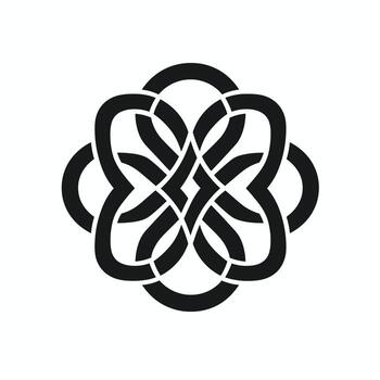 Modern abstract design with intricate patterns vector