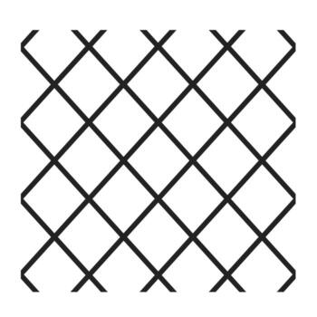 Geometric pattern in black and white grid layout vector