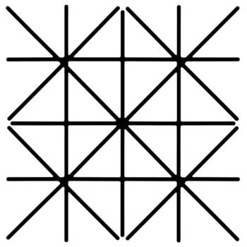 líneas crear geométrico modelo en negro y blanco vector