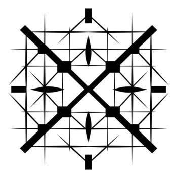 agudo geométrico líneas modelo diseño vector