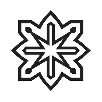 Intricate Spanish Alhambra Design Laser Cut in Precise Geometric Patterns vector