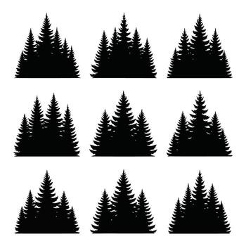 Art of collection of handdrawn brush strokes and wavy lines isolated on white background, highlighting different styles and textures for design elements vector