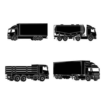 Art of simple outline of a twostory house with windows, doors, and chimney, presented in both black and white versions for versatile design applications vector