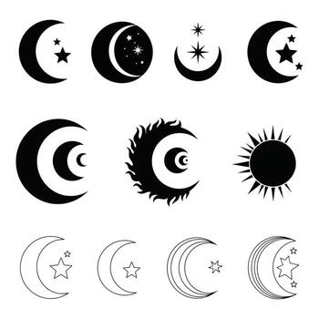 Art of collection of various bicycle types and styles, isolated on white background vector