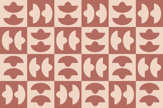 A pattern with a red and white background vector