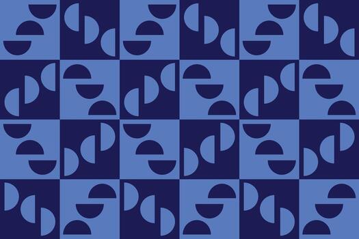 un azul y negro modelo con un grande número de círculos vector