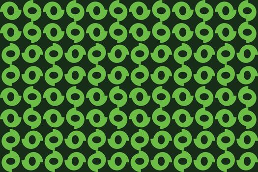 Green and black background with a pattern of circles vector