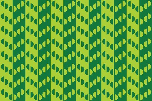 A green and yellow pattern with a zigzag design vector