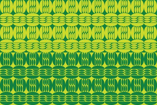 resumen verde y amarillo modelo con ondulado líneas vector